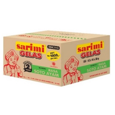 

SARIMI GELAS RASA SOTO AYAM 1 DUS / ISI 120 PCS