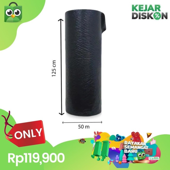 

Bubble wrap warna hitam khusus 1 roll plastik bubblewrap - Hitam