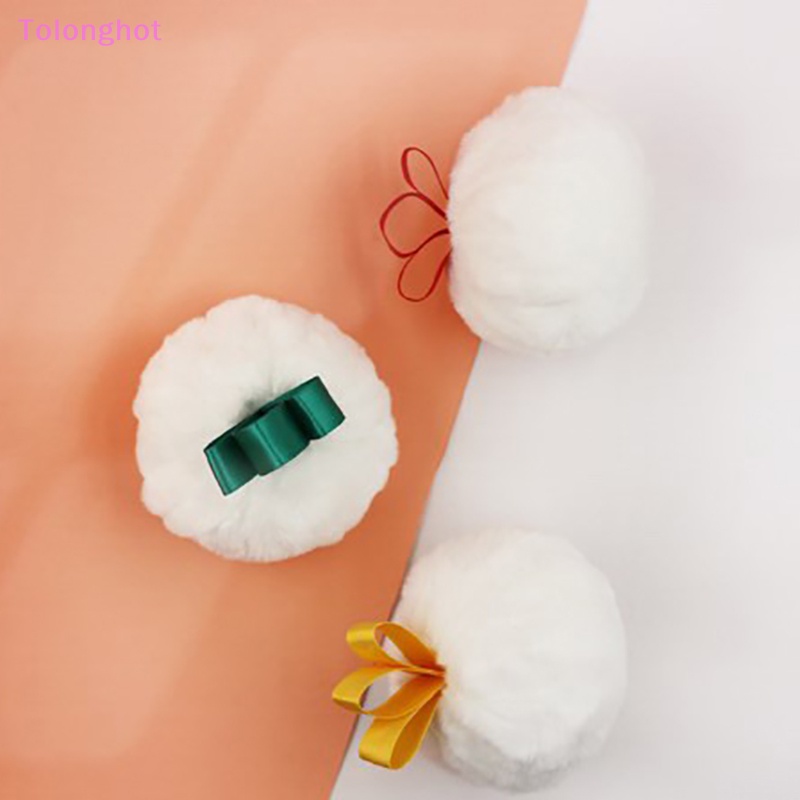 Tolonghot&gt; 1pcs Besar Makeup Longgar Bedak Puff Lembut Tubuh Talcum Bedak Puff Bayi Menyegarkan Puff Kosmetik Puff Kecantikan Alat Makeup well