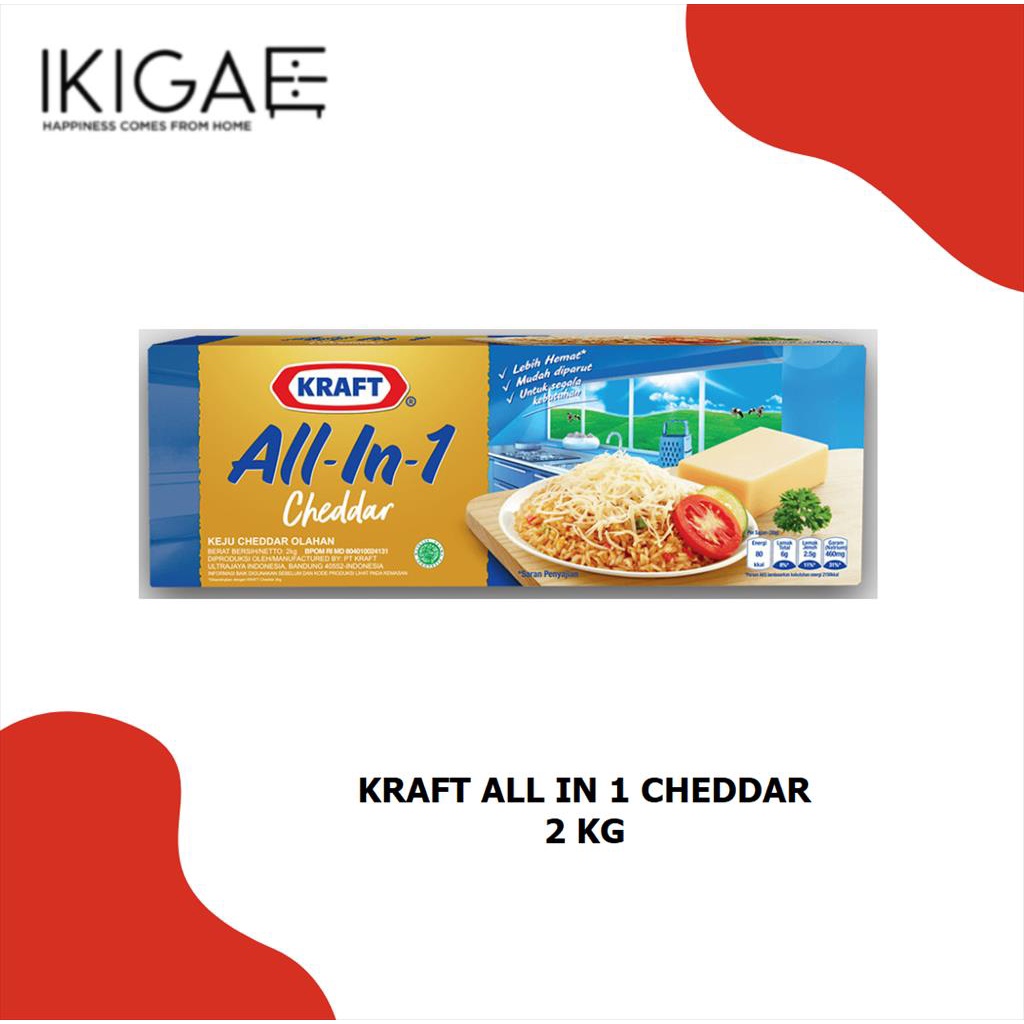 KEJU KRAFT ALL IN 1 CHEDDAR  2 KG