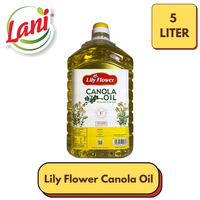 

✨Ready Stok✨ - Lily Flowers Canola Oil 5L- 1.2.23