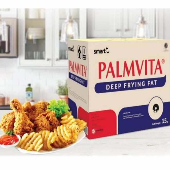 

✨Ready Stok✨ - minyak goreng padat palmvita / palmvita deep frying fat 15 kg- 1.2.23