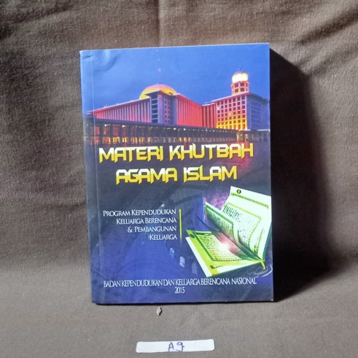 Materi Khutbah Agama Islam