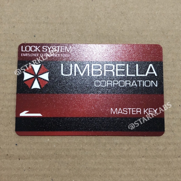 Kartu Umbrella Corporation Resident Evil emoney etoll BRIZZI Card - Mandiri Emoney
