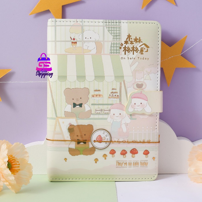 

✨BISA COD✨ -Magnetic Notebook Diary Onsale Today / Jurnal agenda Buku tulis - 6203 - A