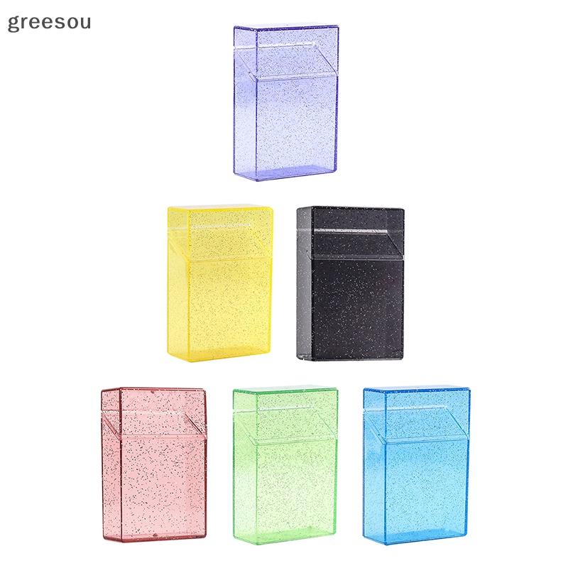 Greesou Kotak Penyimpanan Transparan 3inch Kawaii Stationery Blingbling Photo Card Holder Box Case Container Idol Albumes Photo Storage Box ID