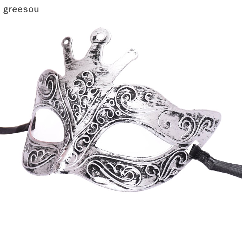 Greesou Woman Sexy Man Gentleman Masquerade Ball Topeng Halloween Masquerade Party ID