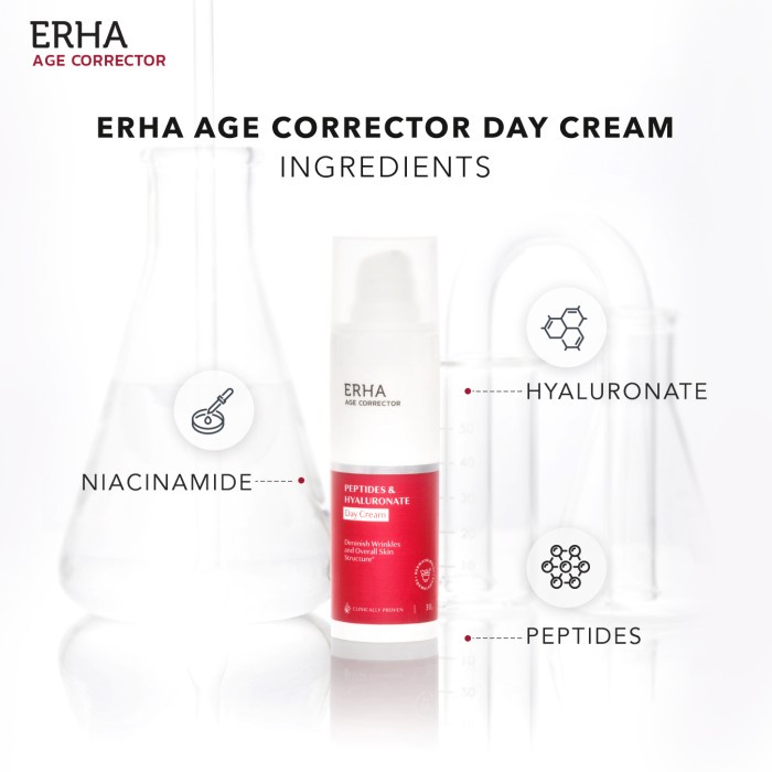 Bundle Erha Age Corrector Day &amp; Night Moisturizer - Krim Anti Penuaan