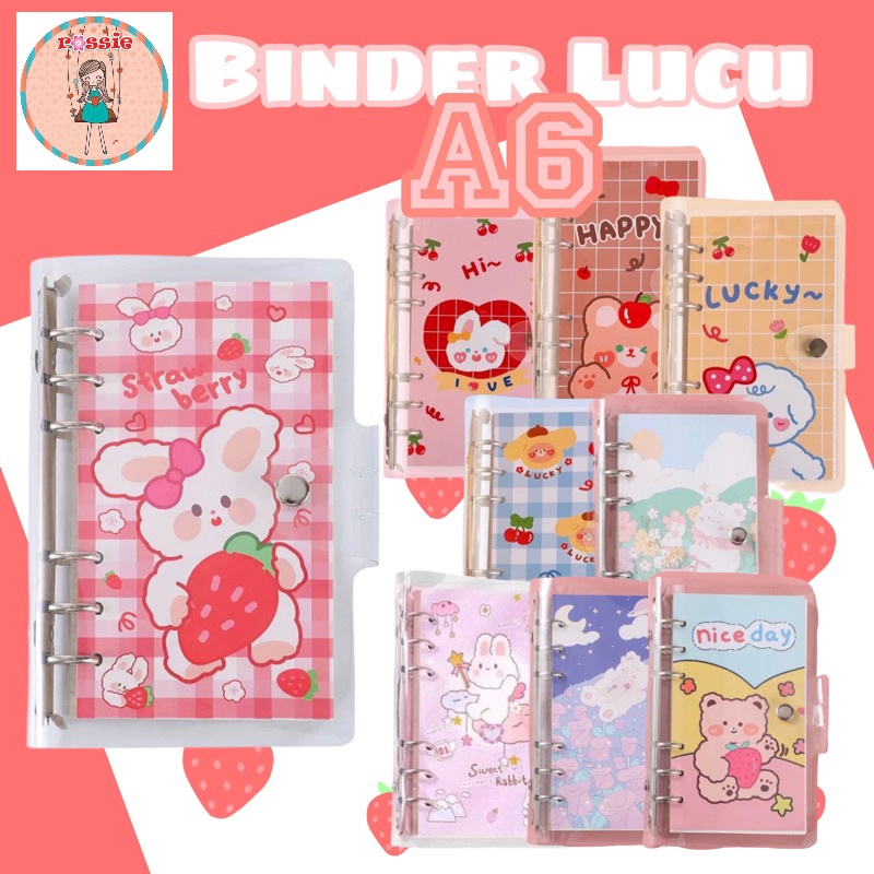 

Buku Binder Notebook Aesthetic Colourfull/Buku Binder Buku Tulis Kertas Kotak/Refil Binder/Daily Planner/Journal/Jurnal/Agenda/Notebook/Buku Catatan Lucu/Isi Binder
