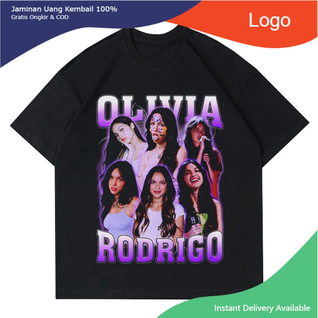 KAOS OLIVIA RODRIGO VINTAGE | T-SHIRT OLIVIA RODRIGO OVERSIZE RAPTEE