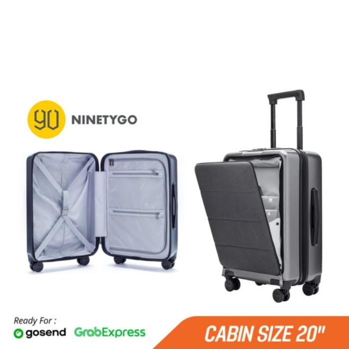 xiaomi Koper Bisnis 90 NINETYGO Mi Luggage Business 20 inch Cabin Size - Logo 90fun