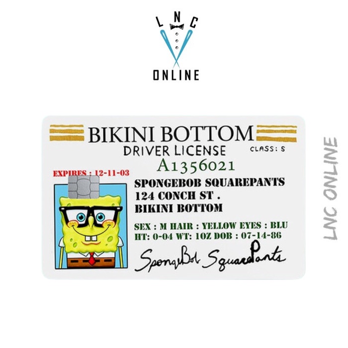 

Stiker Skin Card Kartu ATM Spongebob Edition