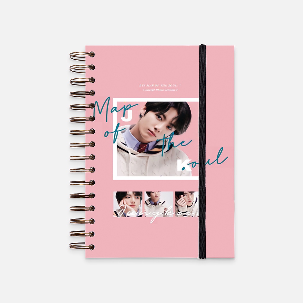 

Hard Cover Notebook Jungkook BTS MOTS7 | gmwm #101