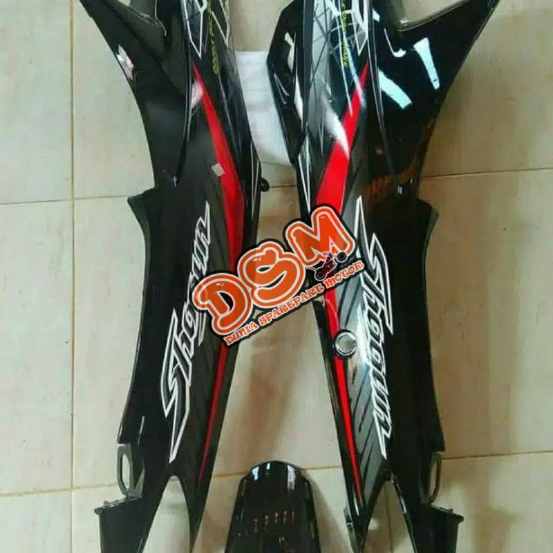 COVER BODY SHOGUN SP 125 PUTIH / COVER BODY SHOGUN SP 125 PLUS STRIPING
