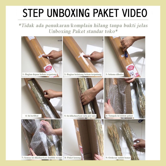 Artificial Cotton Flower Putih 8 Cabang Bunga Palsu Hias Dekor Ranting