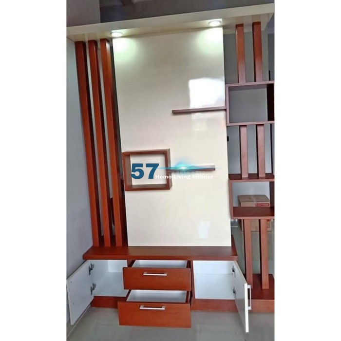 Lemari Pemisah Ruangan Partisi Minimalis Berbahan Multiplek HPL