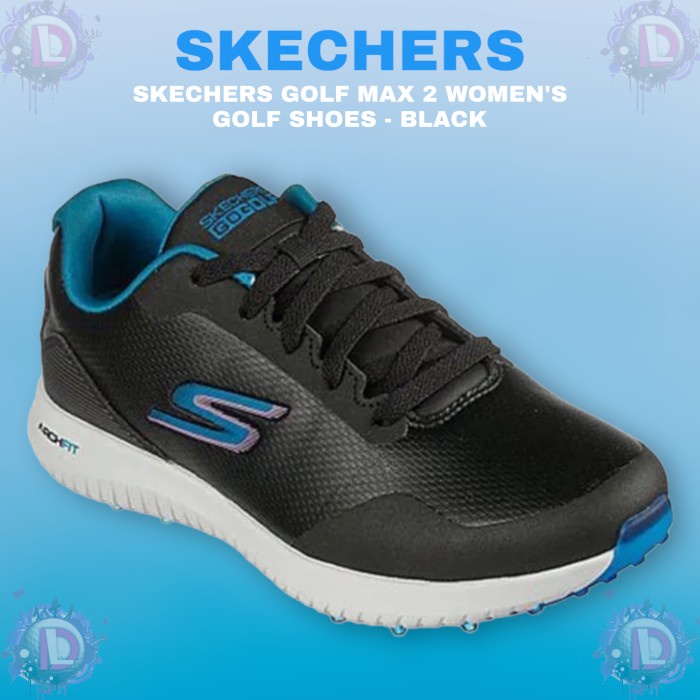SKECHERS GOLF MAX 2 WOMEN'S GOLF SHOES - BLACK - 38.5