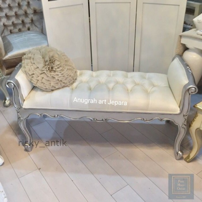 sofa stool panjang bench ukir Termurah cod redy