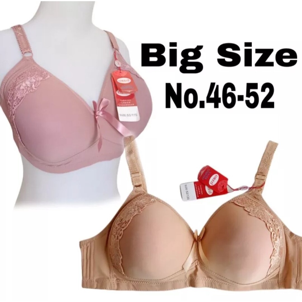 BRA BH SUPER JUMBO SIZE 46 48 50 52 BUSA TANPA KAWAT PREMIUM BRA