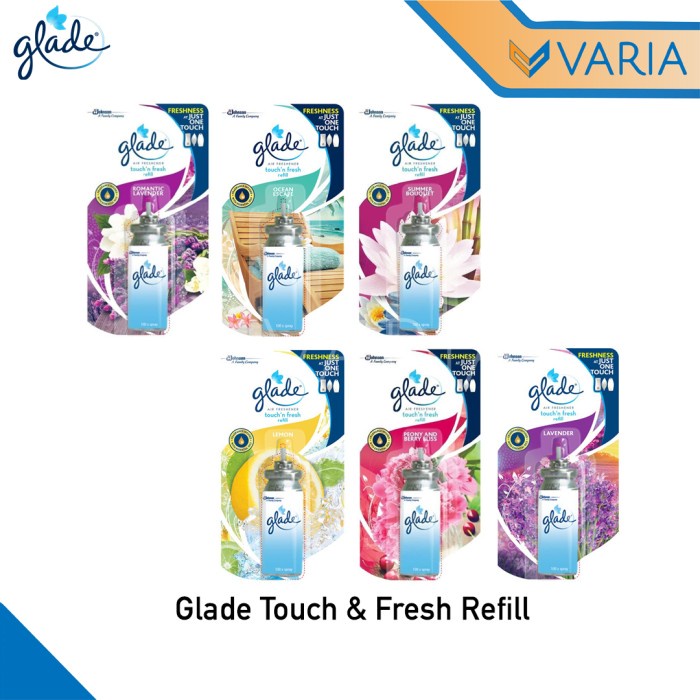 Glade Touch N Fresh Refill 9 gr Pengharum Ruangan Spray Mini Isi Ulang