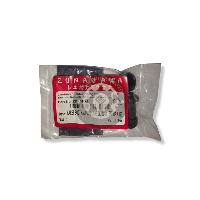 Karet Boot Kaliper Supra X Zunagawa