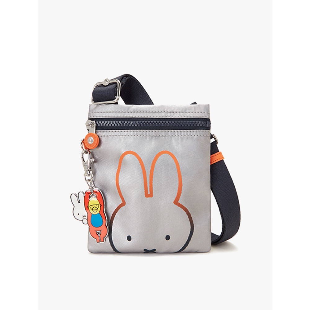 KIPLING X MIFFY - Tas Selempang & Bahu Wanita - AFIA Miffy Metallic