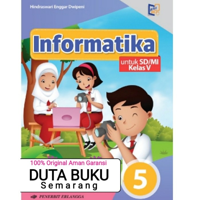 ⭐BARU (DISKON)⭐ buku TIK Informatika untuk SD / MI Kelas 5 Erlangga - Hindraswari E.