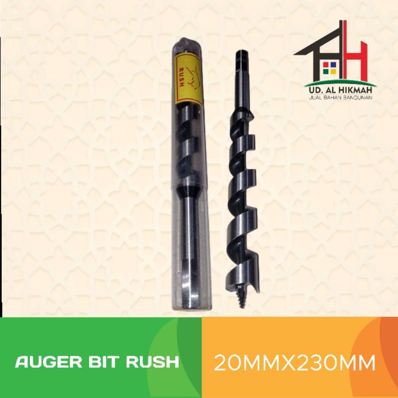 MUNFA_STORE MATA BOR KAYU AUGER 20MM X 230MM - AUGER BIT 20MMX230MM