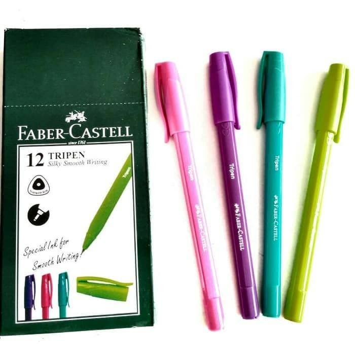 

FABER-CASTELL - Pulpen Ballpoint Tripen Black - Pcs