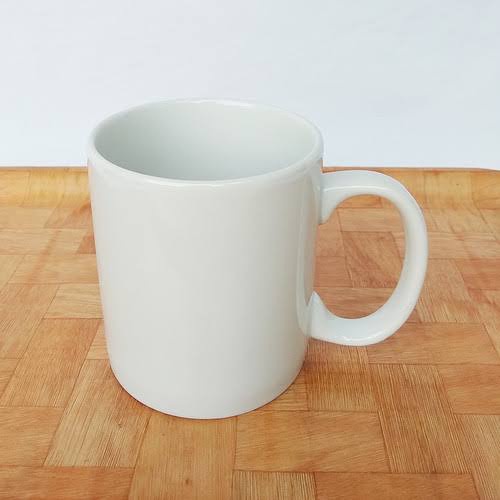 Mug Keramik Putih Polos Nikimura| Gelas Mug souvenir Putih Polos Nikimura