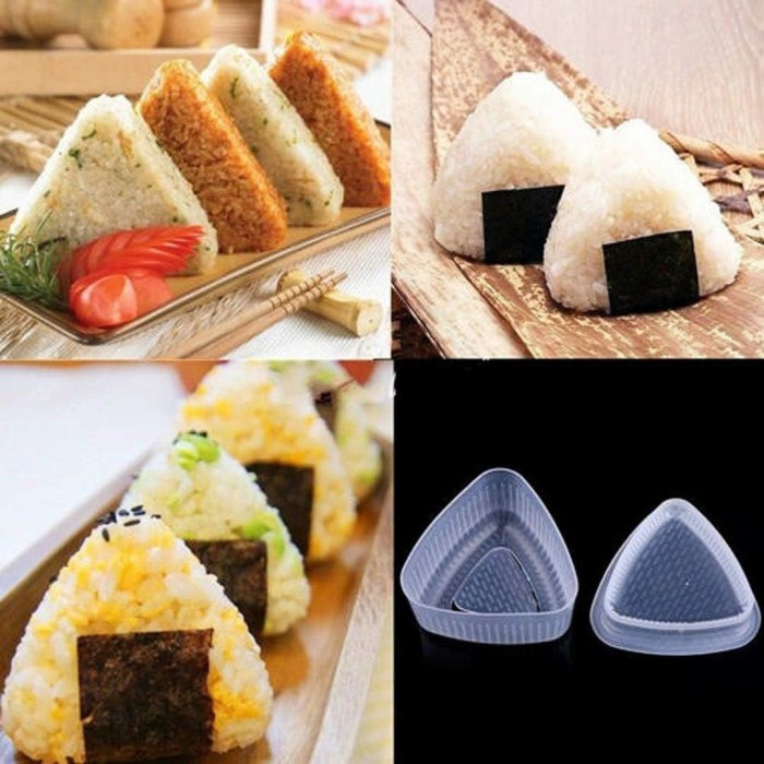 Kokubo Cetakan Onigiri Segitiga bento maker Onigiri Rice Mode Press