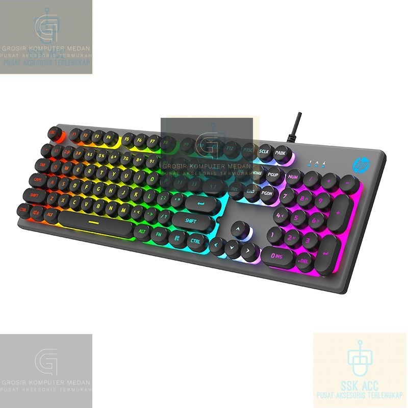 Keyboard Gaming HP K500Y - RGB Membrane (Rubber Dump) | Keyboard | Keyboard Mouse | Keyboard Kabel g