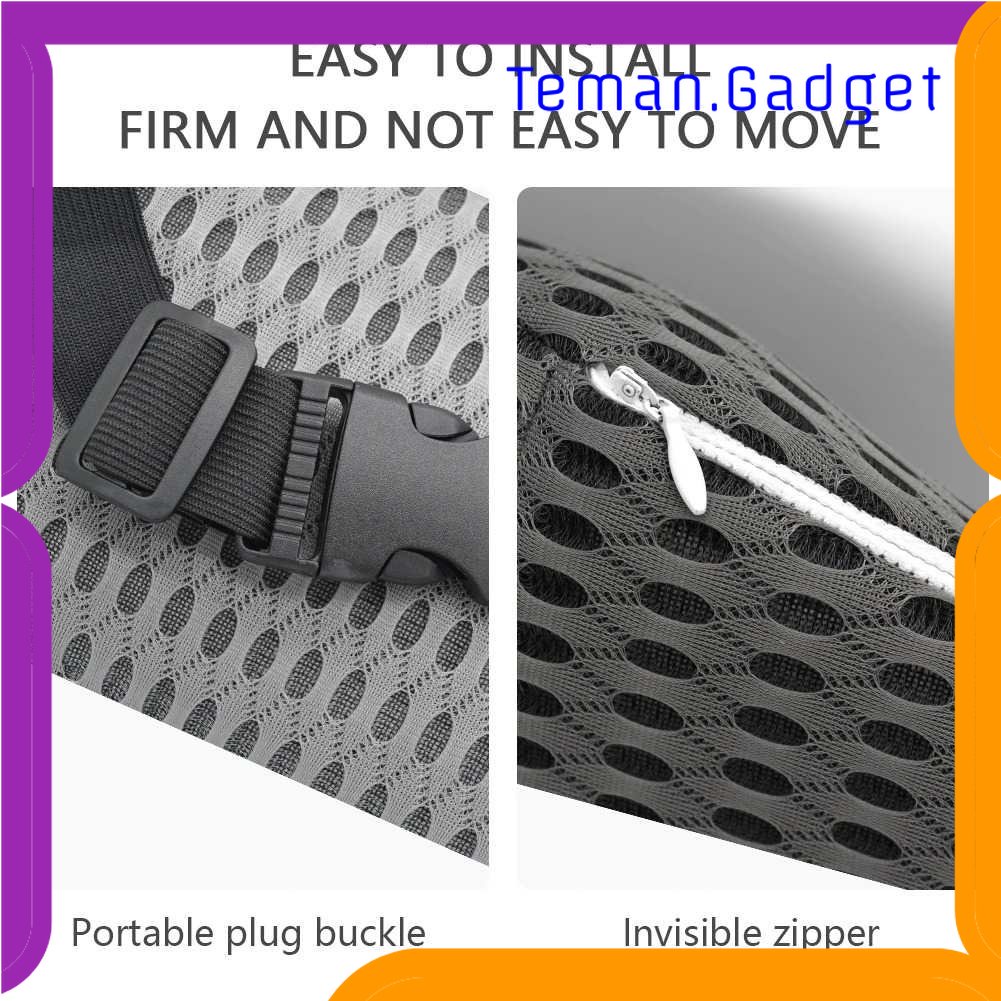 TG - TRV CTCar Bantal Leher Punggung Mobil Memory Foam Neck Lumbar Support - CT6