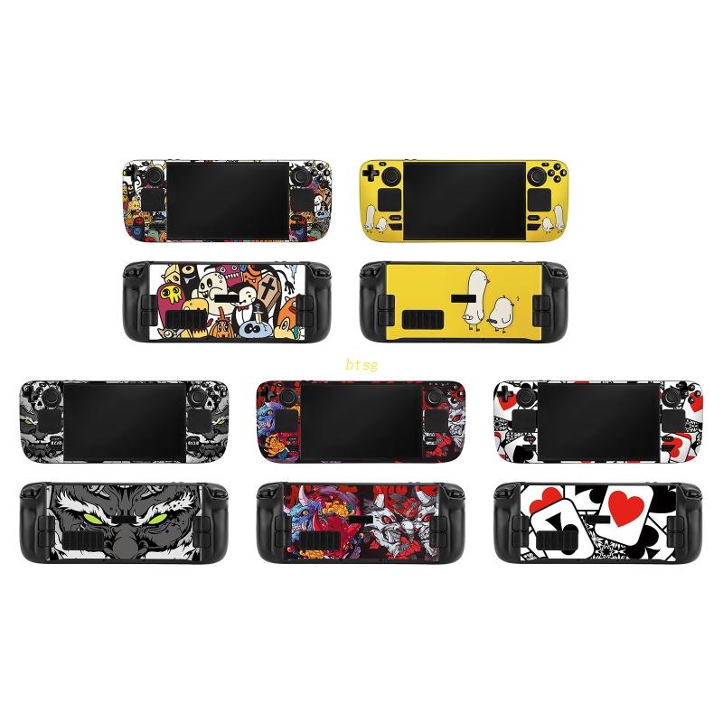 Btsg 1set Stiker Konsol Untuk Steam Deck Console Full Set Skin Vinyl PVC Decals Pelindung Anti Sidik Jari