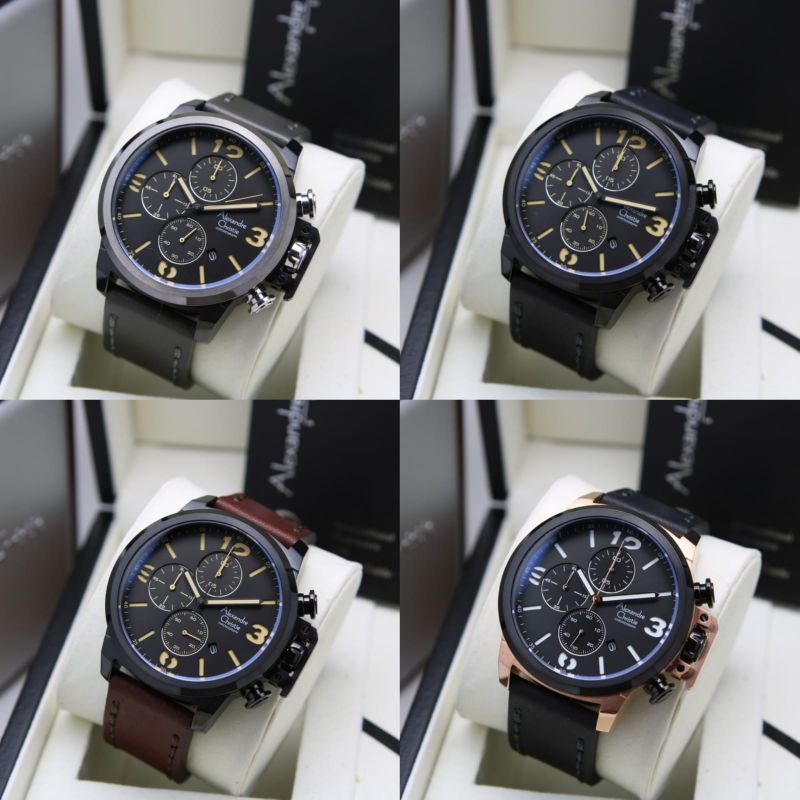 Alexandre Chritie Ac 6280 / AC6280 Jam Tangan Pria Original Dia 4,8cm