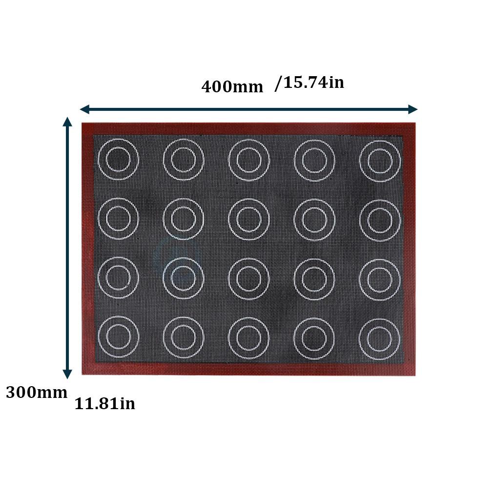 Perforated Silicone Baking Mat Non-stick Oven Sheet Liner Bernapas Fiberglass Dua Sisi Mat Bakeware Tools