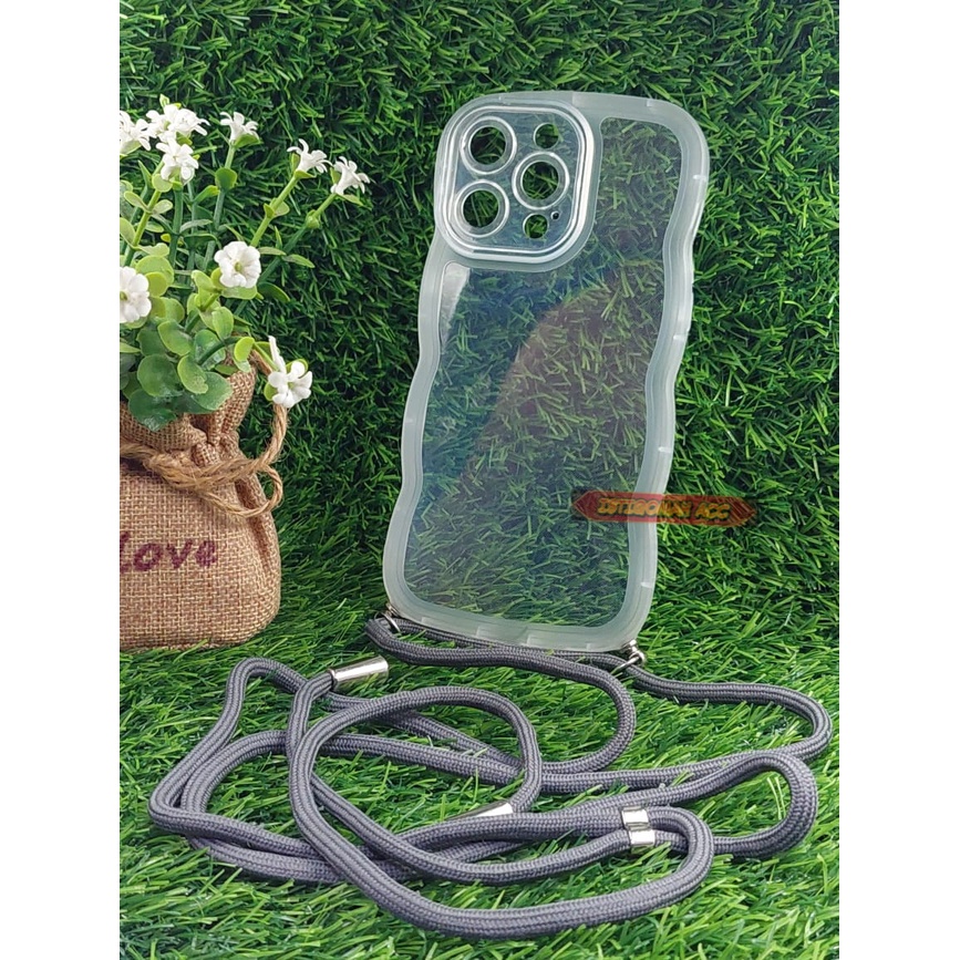 CASING GELOMBANG BENING+TALI BERWARNA ( IPHONE 12 PRO ) CASE KELUARAN TERBARU 2023 - ISTIQOMAH ACC