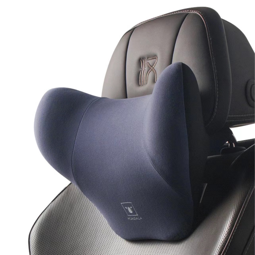 Headrest Mobil U Shaped Fungsional Bantal Leher Auto Head Pillow Cushion Bantal Travel