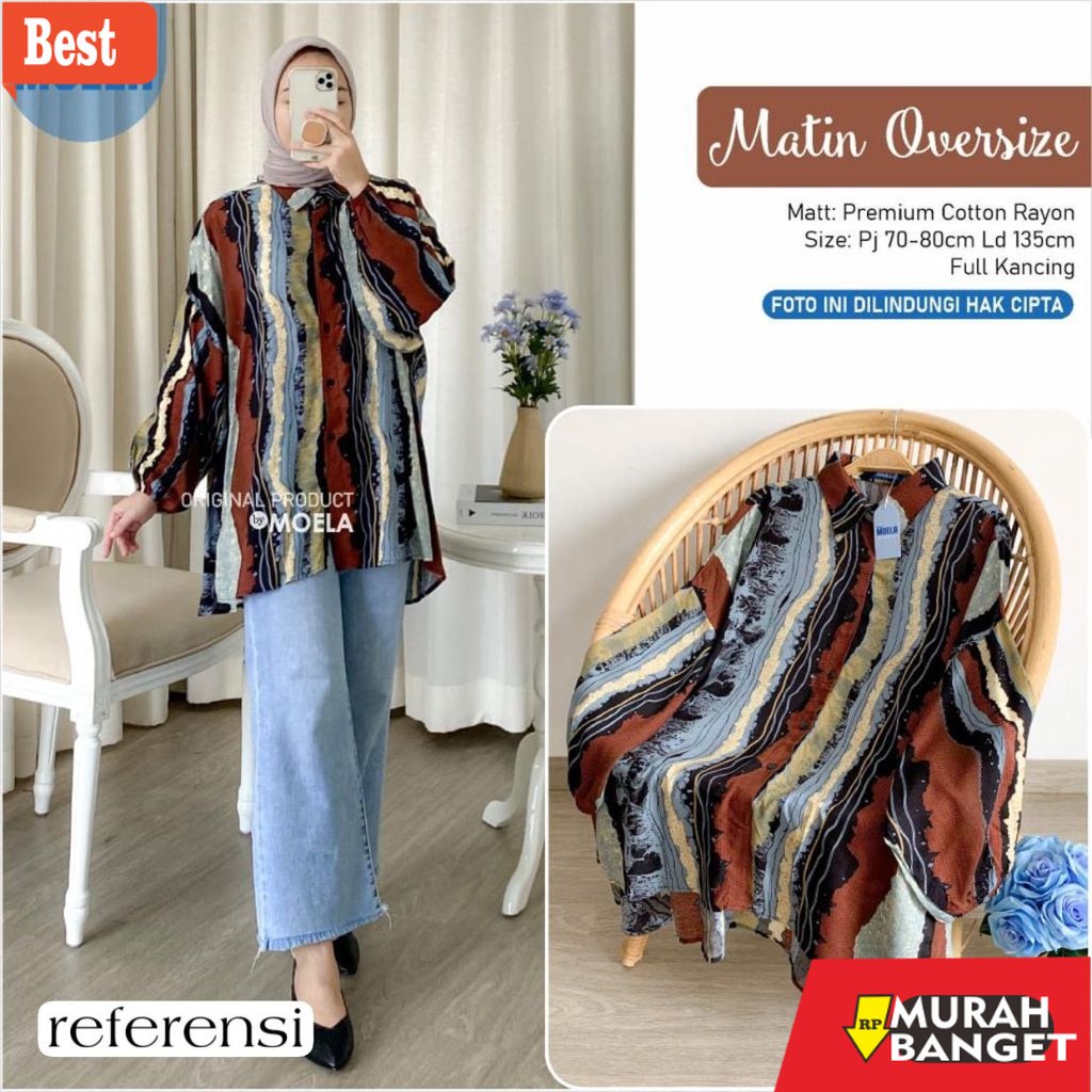 Tunik jumbo terbaru untuk wanita- Tunik Jumbo Kekinian Terbaru 2021 Atasan Wanita Muslim Big Size (F