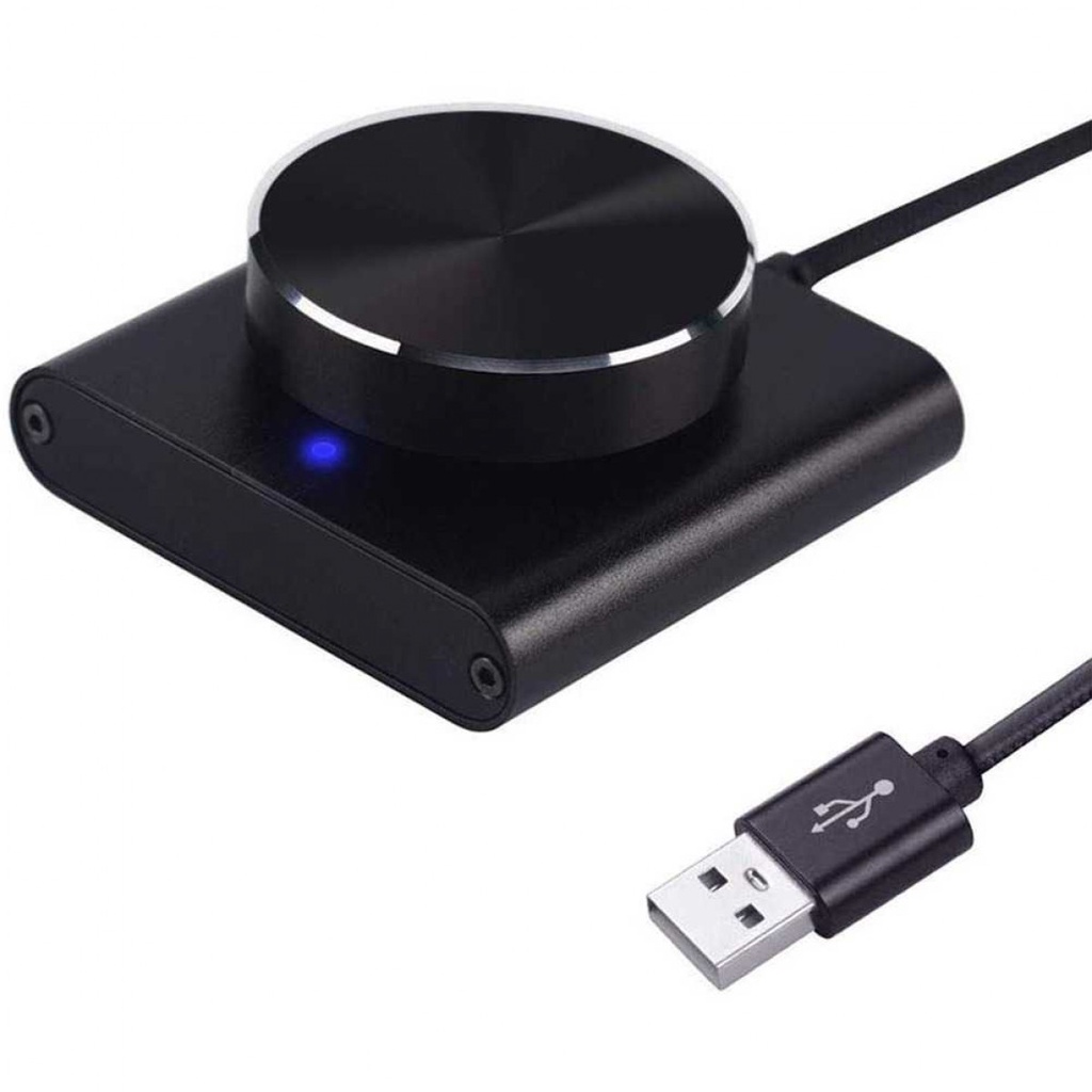 Pengatur Suara Komputer Eksternal Volume Controller Speaker USB Plug