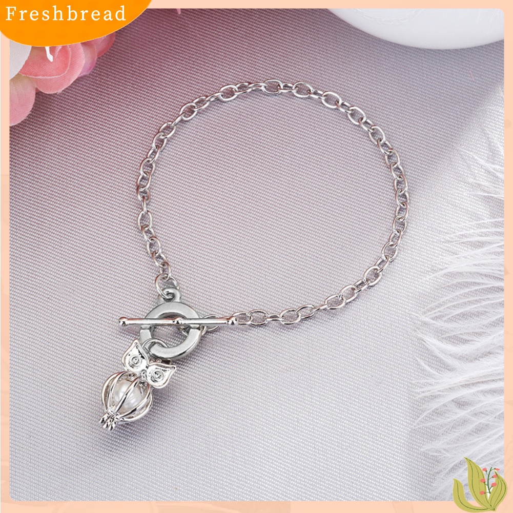 &lt; Freshbread &gt; Mutiara Air Tawar Alami Di Kandang Liontin Liontin Gelang Gadis Bangle Perhiasan