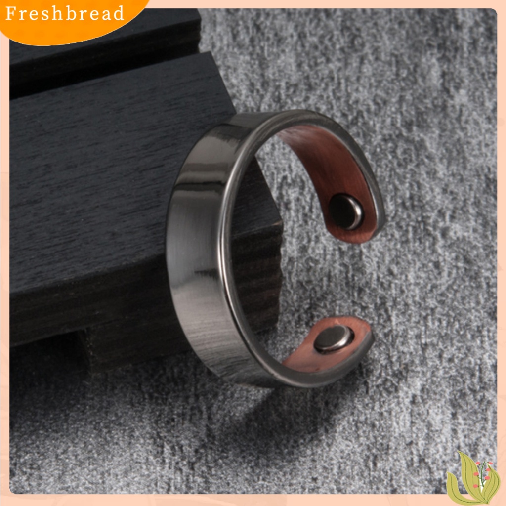 &lt; Freshbread &gt; Pria Cincin Pembukaan ic Perhiasan Electroplating Geometris Jari Cincin Hadiah Ulang Tahun