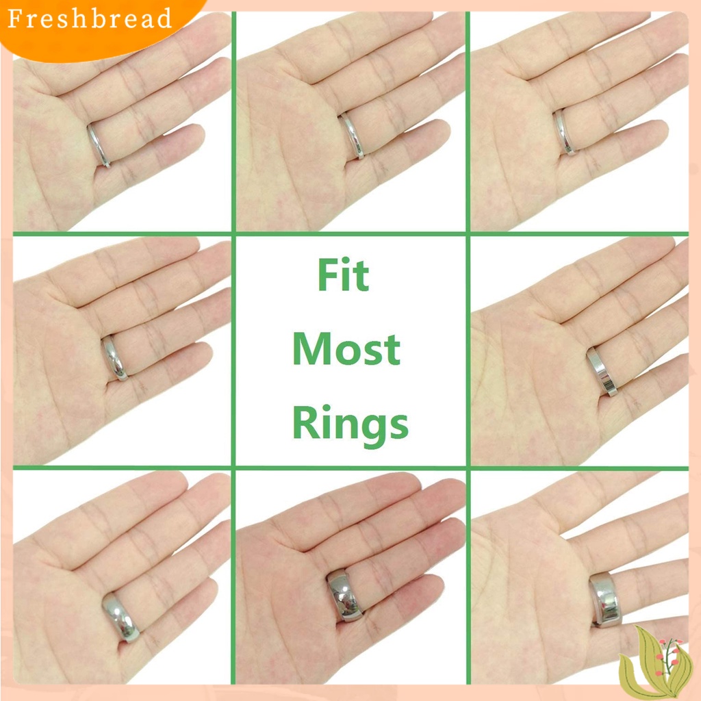 &lt; Freshbread &gt; 8Pcs Pengganjal Ukuran Cincin Transparan Pengecil Perhiasan Spacer Adjustment Cushion