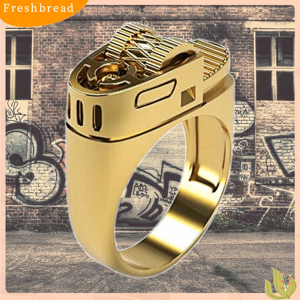 &lt; Freshbread &gt; Pria Fashion Cincin Paduan Pribadi Circlet Kilau Perhiasan Hadiah