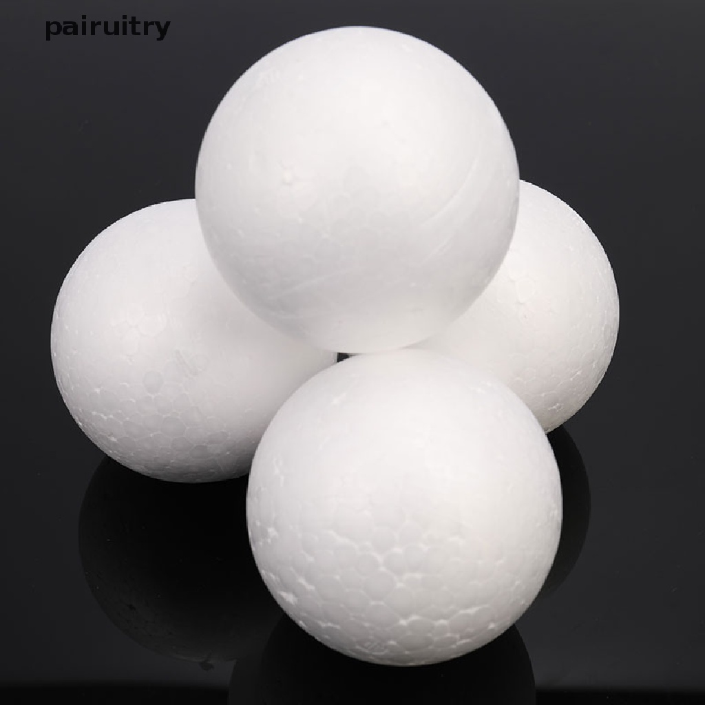 Prt 10pcs DIY Party Ball Spheres Dekorasi 70MM Busa Styrofoam Polystyrene PRT