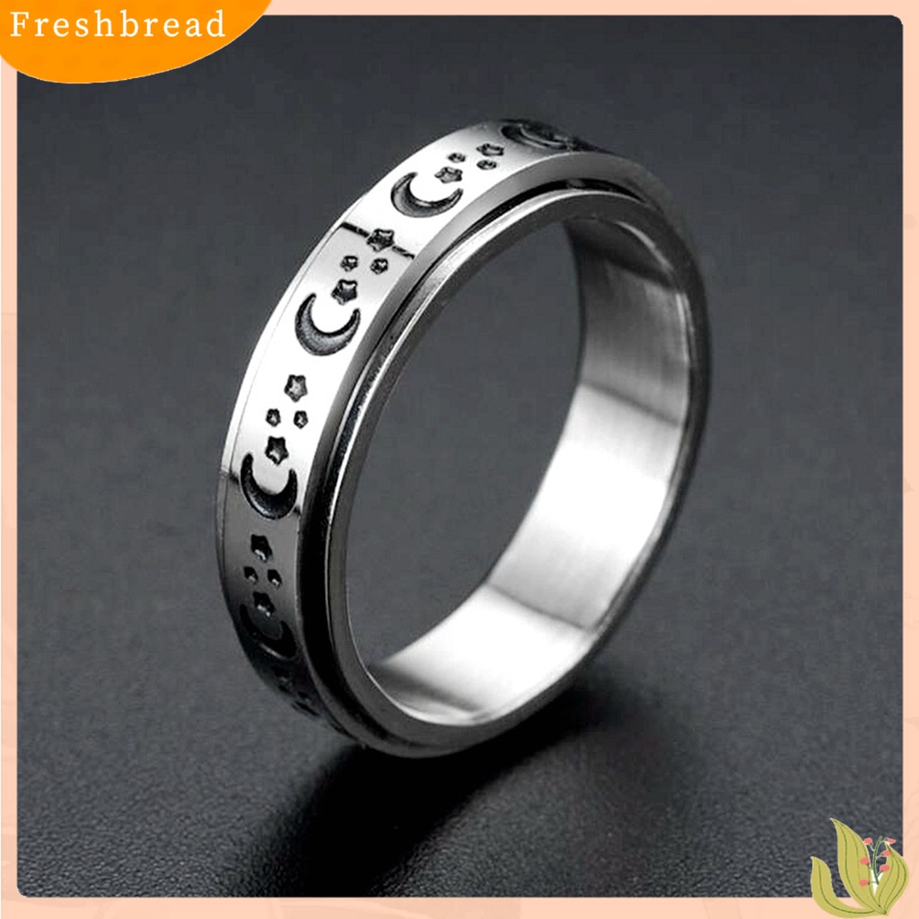 &lt; Freshbread &gt; Pria Cincin Jari Indah Hip-hop Gaya Rotatable Portable Knuckle Ring Untuk Pesta