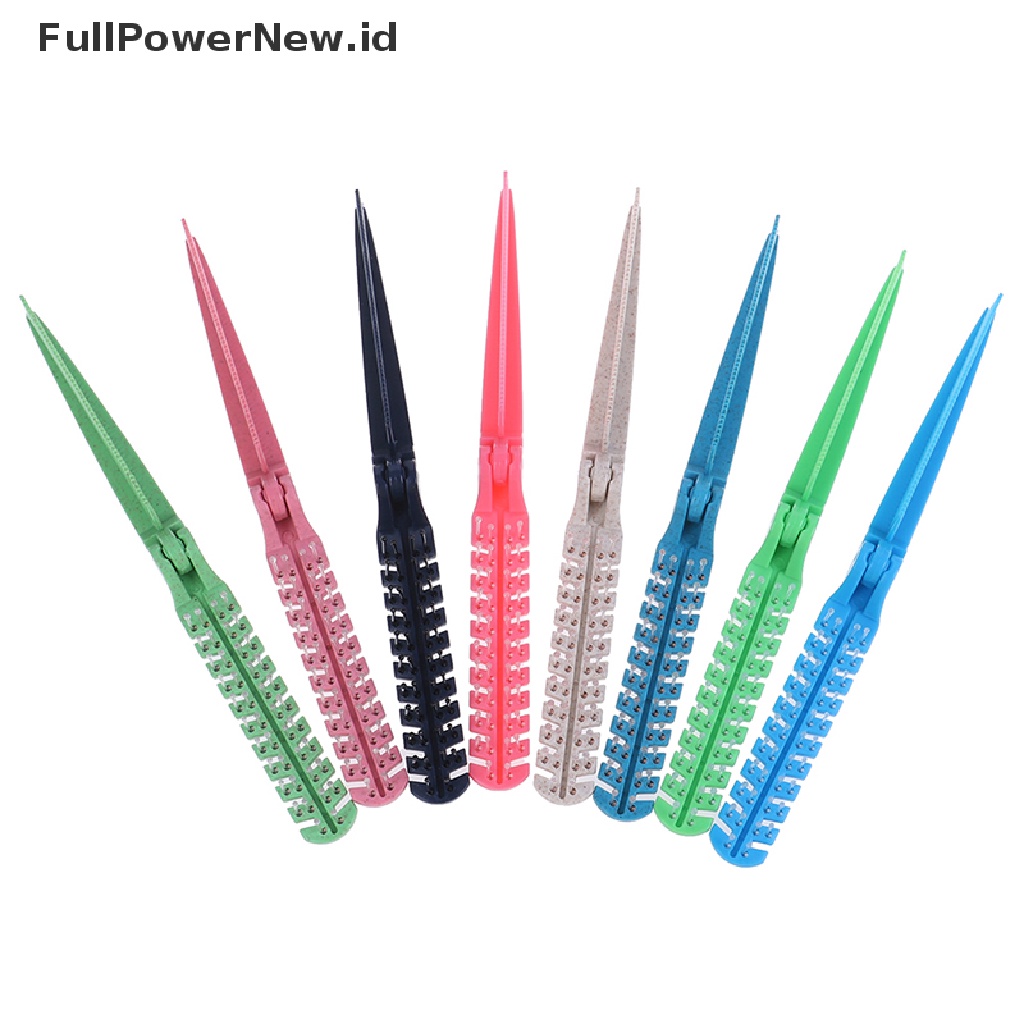 Power Plastik Double Headed Toothed Women Travel Lipat DIY Sikat Sisir Kecantikan Rambut ID