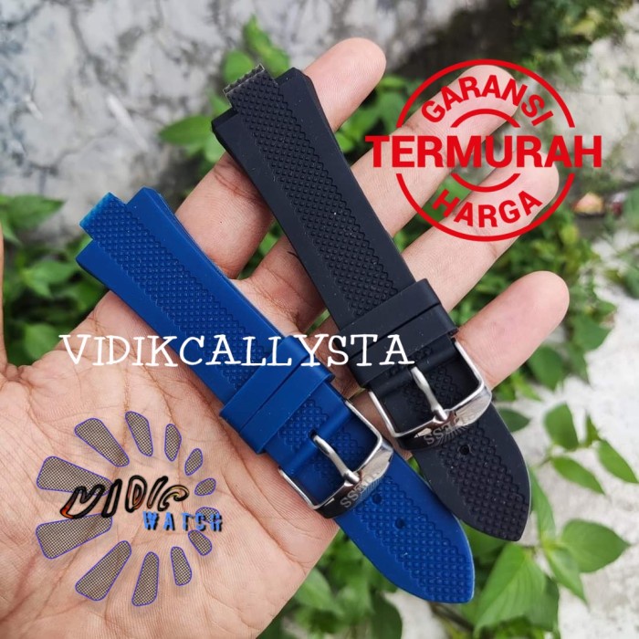 NEW TALI JAM TANGAN GC Y24008G RUBBER STRAP KARET GUESS COLLECTION