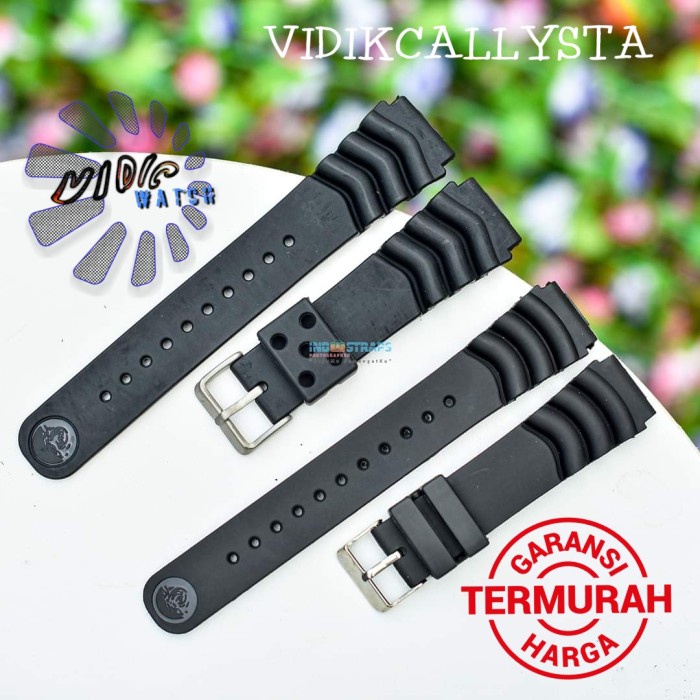 TALI JAM TANGAN SEIKO STRAP SEIKO RUBBER DIVER DIVERS 20MM 22MM 20 22 MM