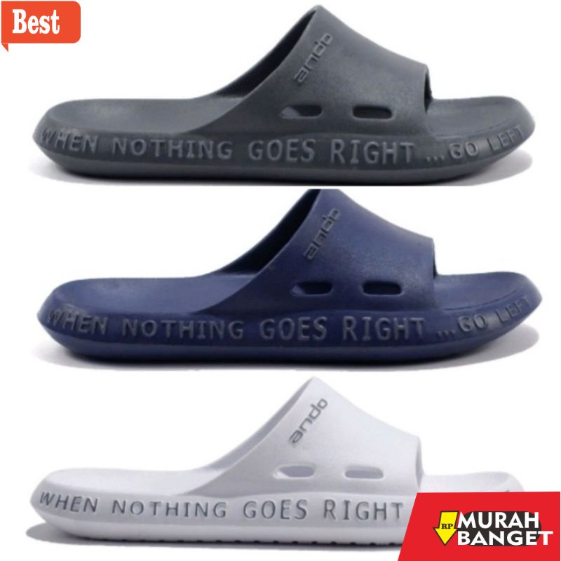 Cocok buat lebaran- SANDAL ANDO AGUERO / SANDAL SELOP AGUERO PRIA DEWASA